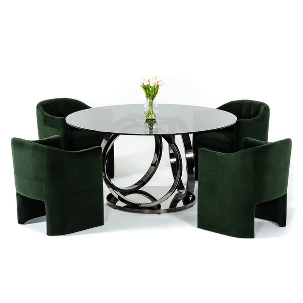Jade green shop dining chairs