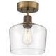 Option Antique Brushed Brass / Seeded Glass