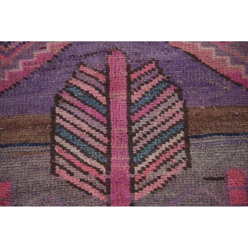 Over-Dyed Bakhtiari Persian Vintage Area Rug Hand-Knotted Wool Carpet - 6'2"x 9'5"