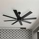 preview thumbnail 1 of 4, Timechee 65" 8-Blade Metal Ceiling Fan with Remote Control and Timing - 65 inches