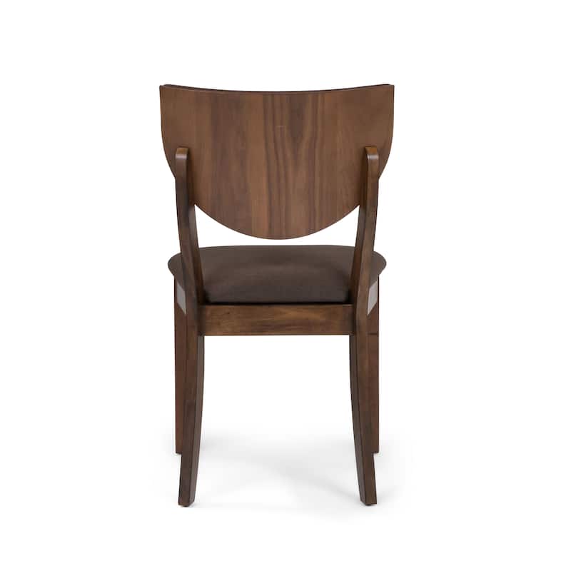 Oskam I Transitional Walnut Wood 5-Piece Dining Set by Furniture of America