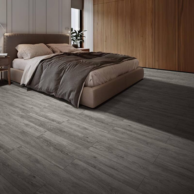 Art3d 10pcs 48"x7.2" Click-lock Wood Grain Flooring Cover 24 Sq.Ft.