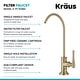 preview thumbnail 44 of 66, Kraus Allyn Traditional 3-Function Bridge Pulldown Kitchen Faucet