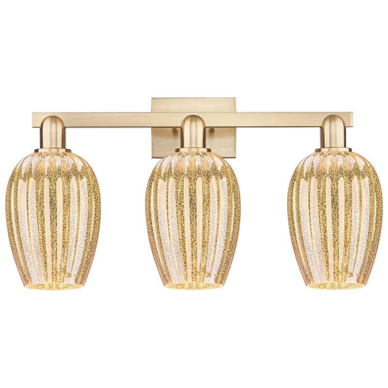 Innovations Lighting 716-3W-14-26 Preston Vanity Preston 3 Light 26" - Champagne Bronze / Mercury