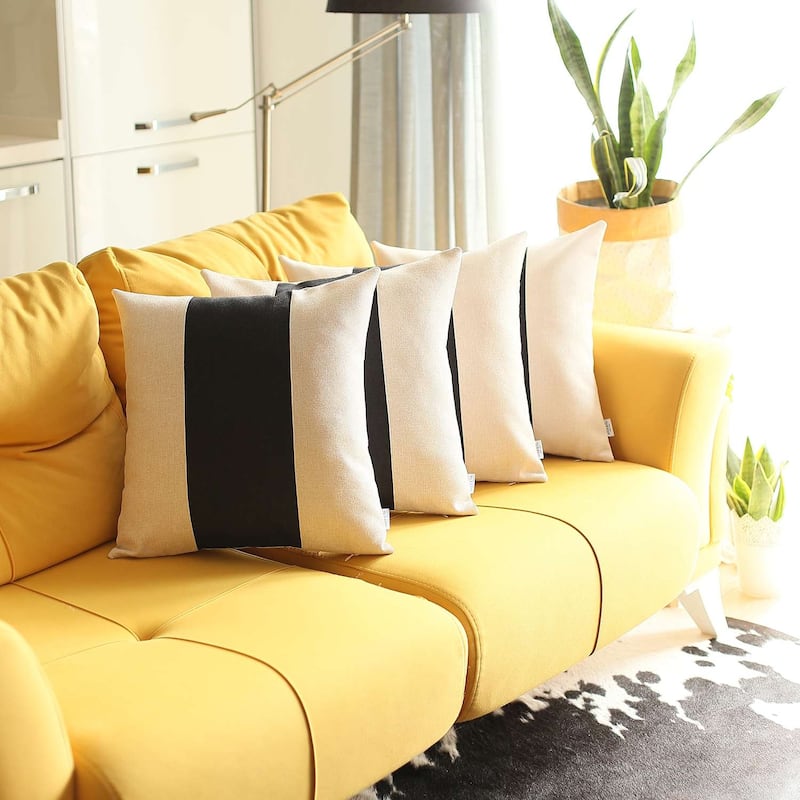 Boho-Chic Decorative Houndstooth Jacquard Pillow Covers 4 PCS
