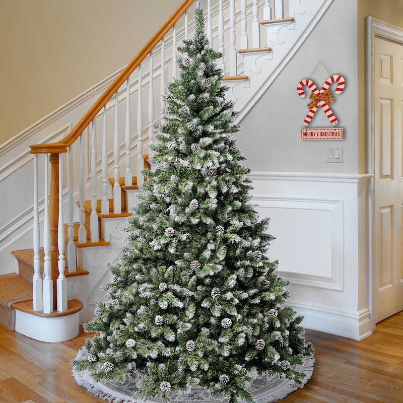 National Tree Company 6 ft. Oakley Hills Snow Tree - 6 Foot