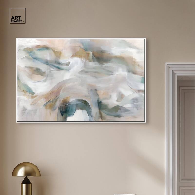 Whispering Colors IV Canvas by Art Remedy