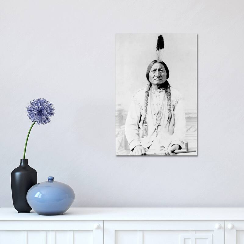 iCanvas "Sitting Bull, A Hunkpapa Lakota Tribal Chief" by Stocktrek Images Canvas Print - 18x12x1.5
