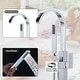 preview thumbnail 4 of 31, WOWOW Single-Handle Waterfall Freestanding Tub Faucet with Handshower