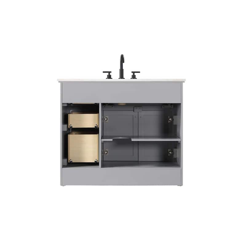 Nathaniel Single Bathroom Vanity (32-42 inch)