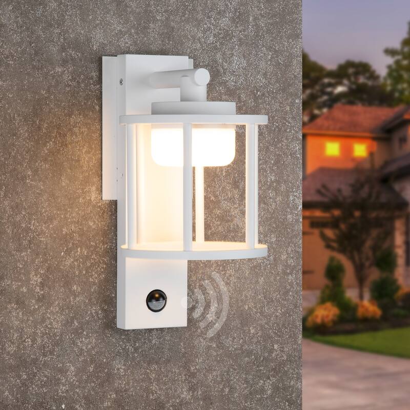 Outdoor Wall Sconce Motion Sensor GX53 LED Bulb 6.5W 650Lm 3000K