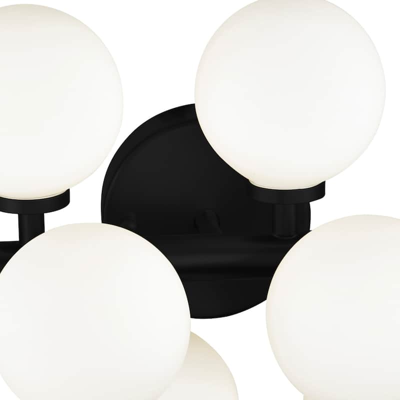 Arya 17 Light Wall Sconce With Black Finish
