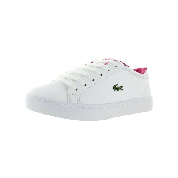 Shop Lacoste Girls Straight Set 119 1 Casual Shoes Little Kid Faux Leather Overstock 29611815