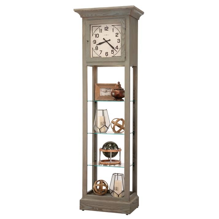 Howard Miller Marcella Floor Clock - Seaside Grey