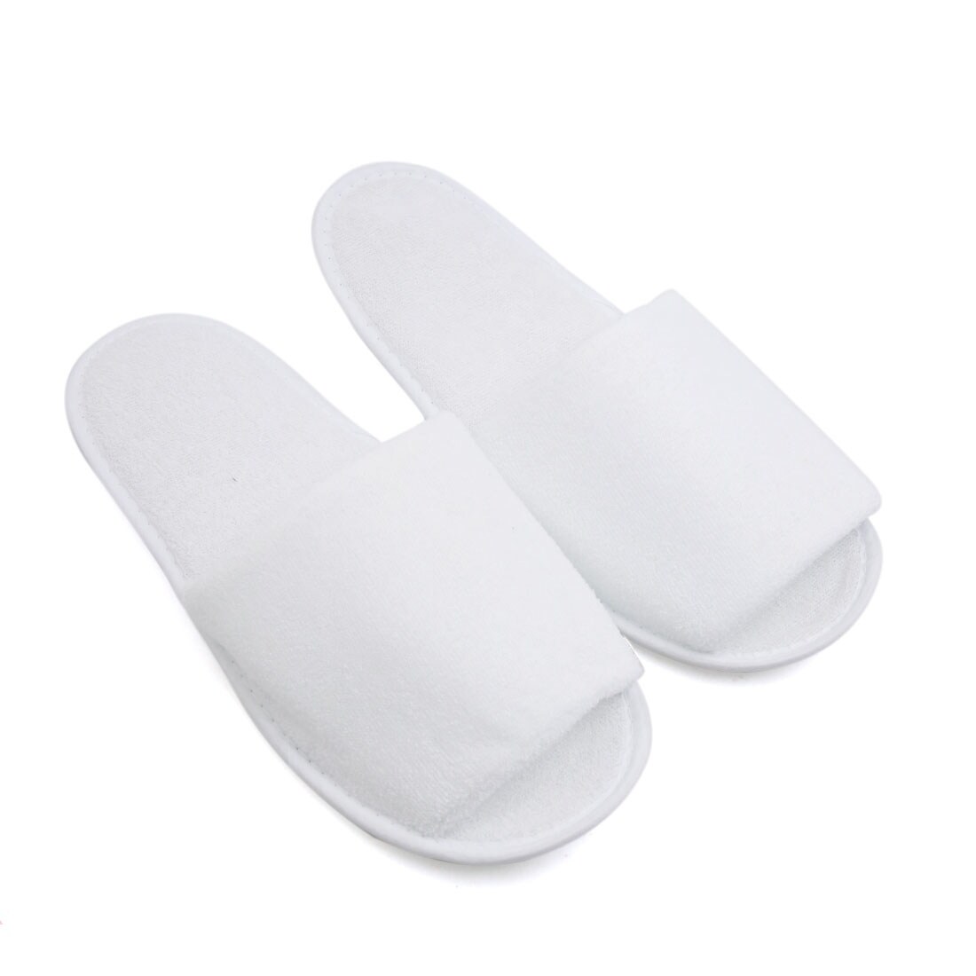 white disposable slippers