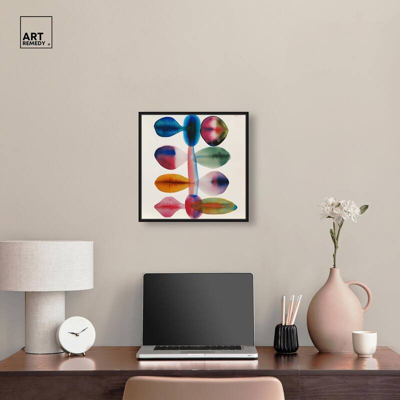 Chromatic Column Canvas by Art Remedy