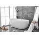 preview thumbnail 42 of 173, Adler Soaking Bathtub in Glossy White