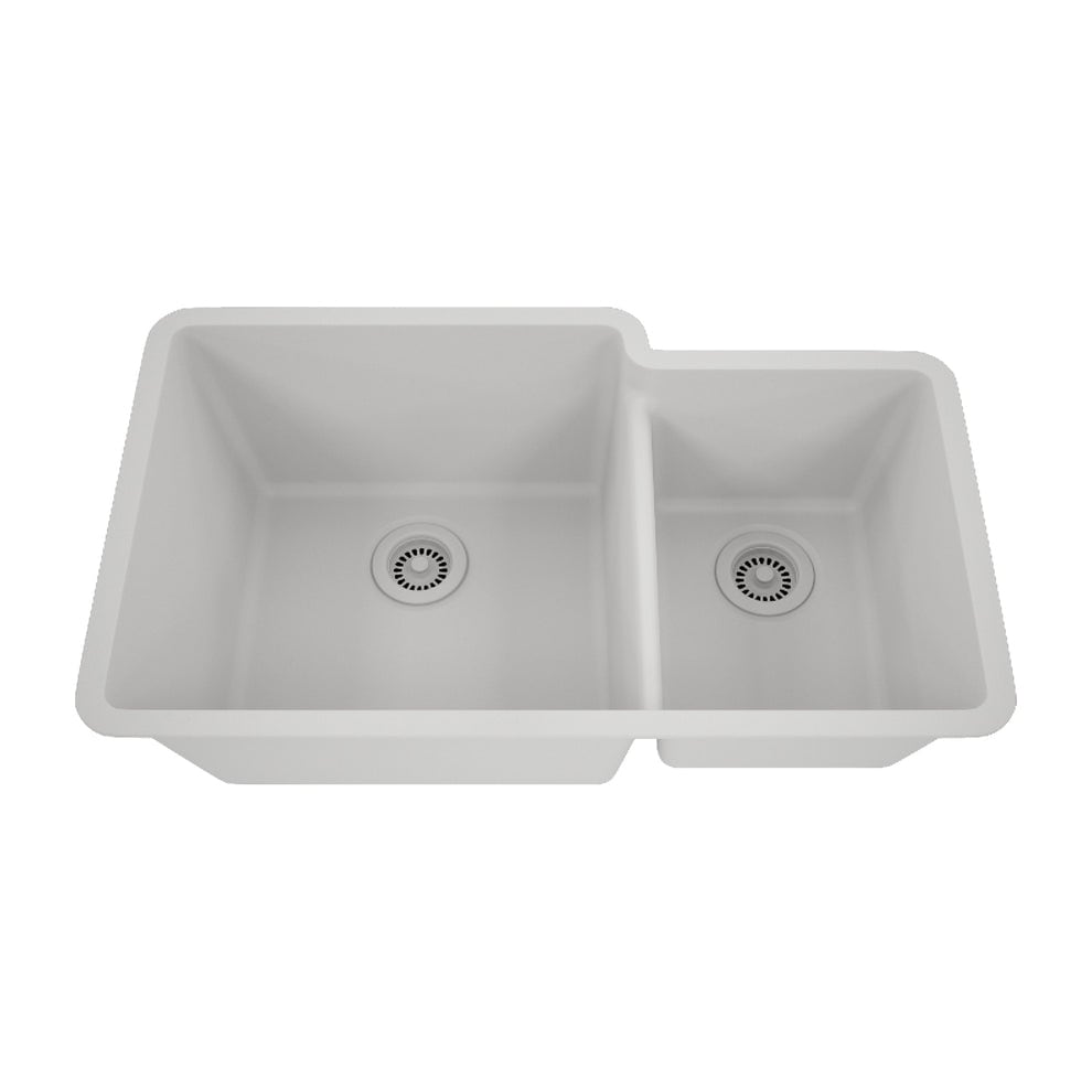 32 Inch Lexicon Platinum Quartz Composite Drop-in Undermount