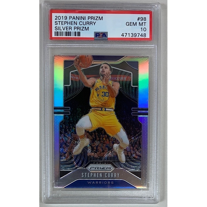 Stephen Curry 2019 Panini Select Silver Prizm Basketball