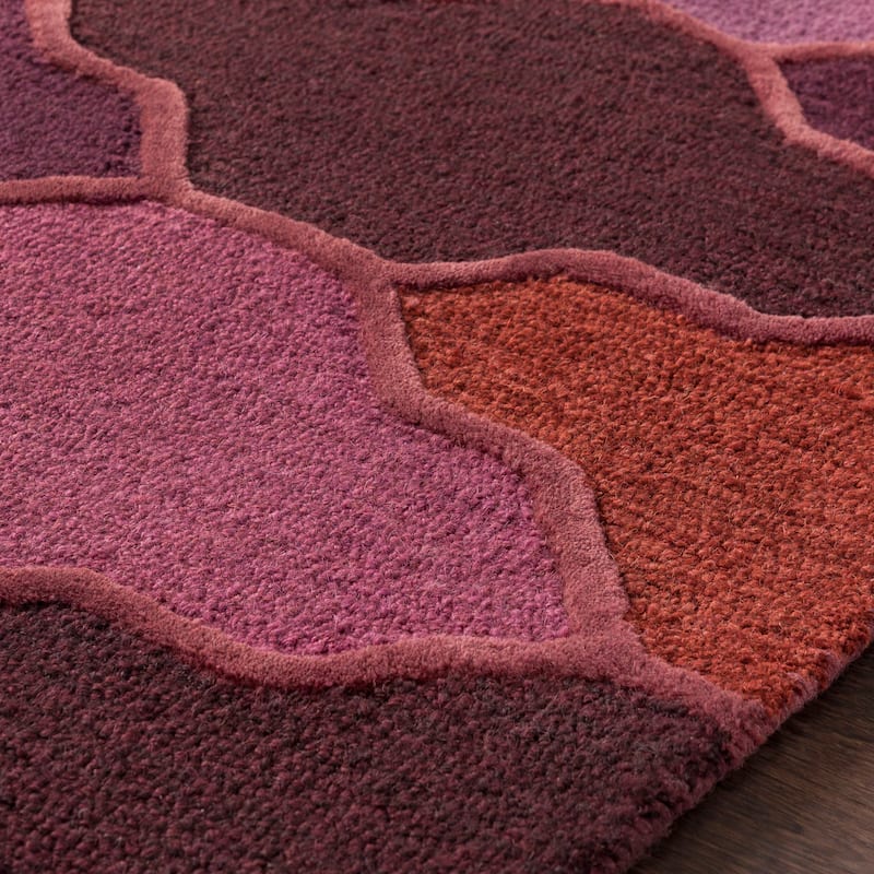 Hand-Tufted Ryde Moroccan Trellis Wool Rug