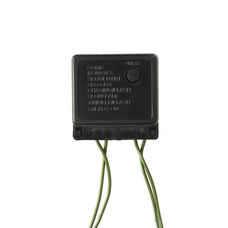 6' Cambridge Flat Back Artificial Christmas Wall Tree, Warm White LED - 6 Foot