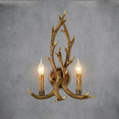 Antlers Wall Sconces Vintage Wall Mount Lamp Lights