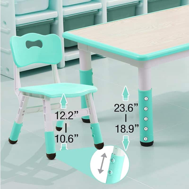 Kids Table and 6 Chair Set