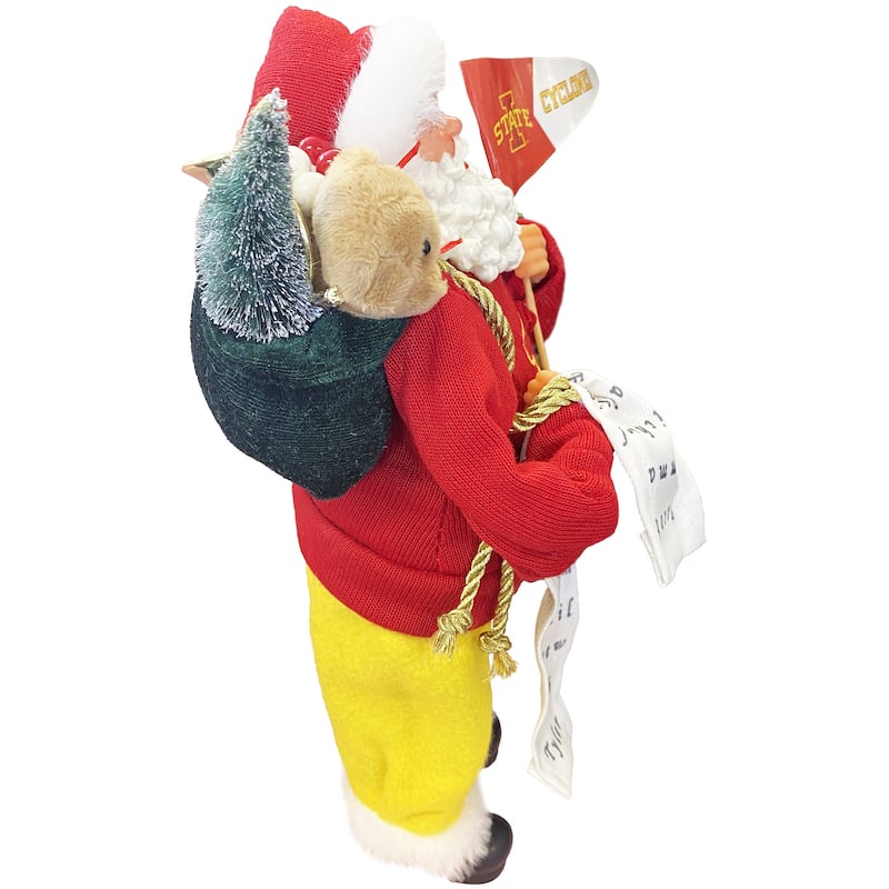 12" Iowa State Proud Santa