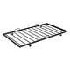 preview thumbnail 28 of 38, Metal Full Size House Bed with Trundle and Built-in Shelf