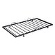 preview thumbnail 56 of 78, Metal House Bed with Trundle, Twin/Full Size Daybed Playhouse Bed with Bulit-in Storage Shelves and Metal Grid for Kids Teens
