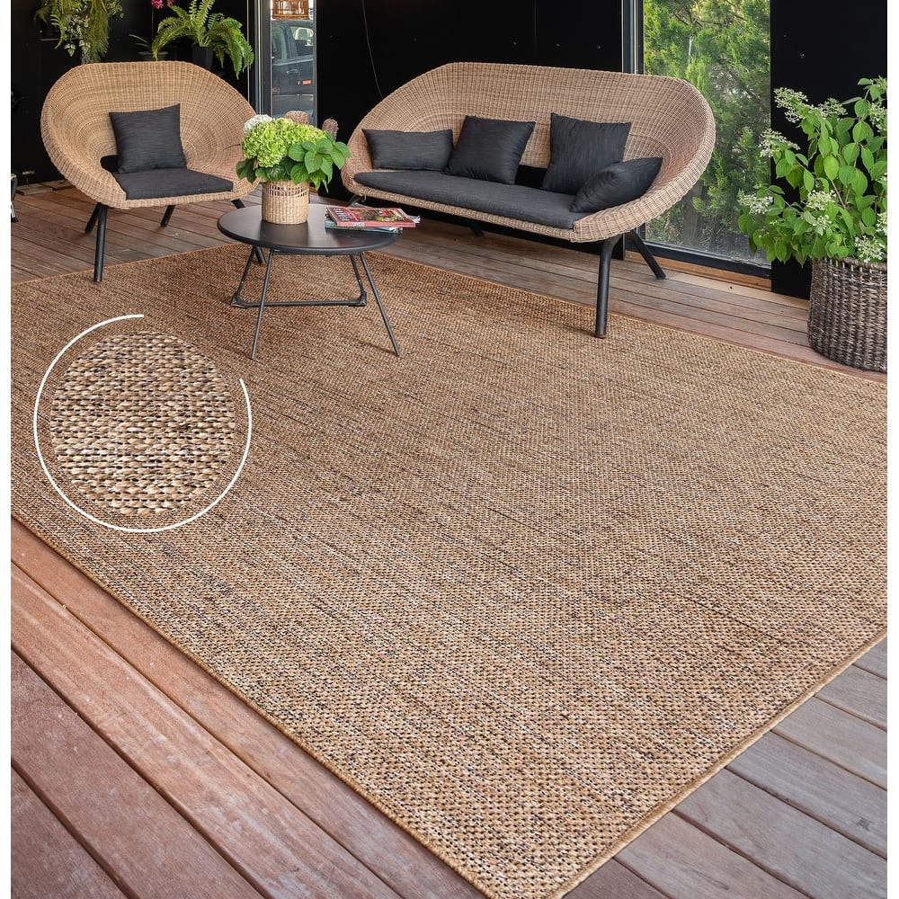 Indoor & Outdoor Rug Natural Boho Style