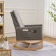 preview thumbnail 7 of 34, VECELO Upholstered Rocking Chair Padded Seat with Pocket and USB Port, Rocking Chair Nursery Rocker