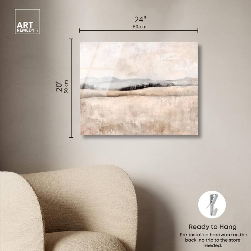 Distant Hills I Acrylic by Art Remedy, Ready to Hang