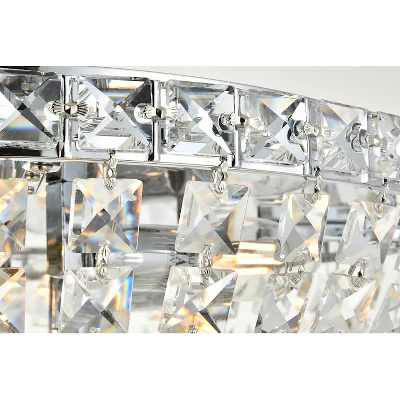 Noah 6-light 16-inch Flush-Mount Chandelier - 16 Inch