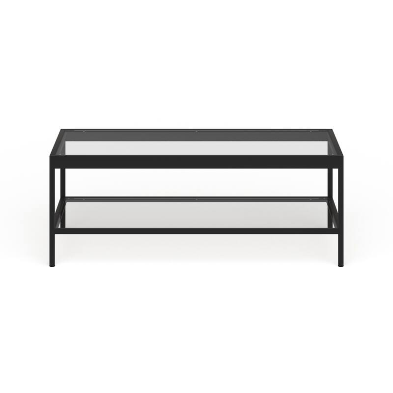 Alexis Metal and Glass Coffee Table