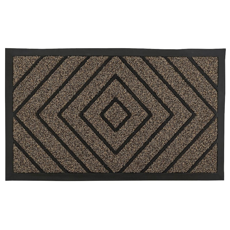Superio Non-Slip Doormat for Entry, 18" x 30", Waterproof, Mat - Natural