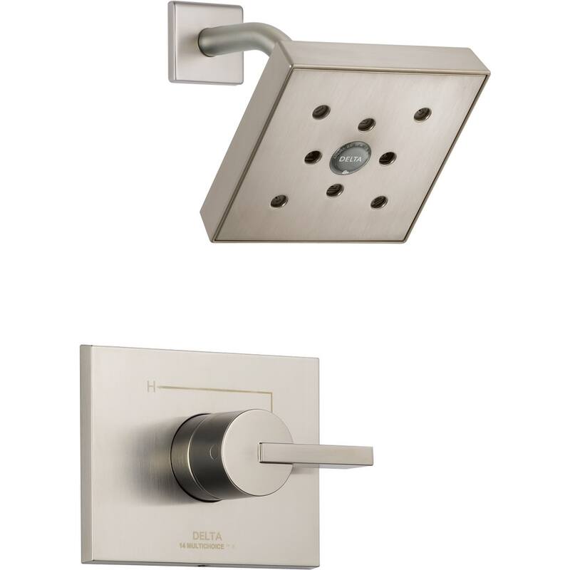 Delta Vero Monitor 14 Series Single Function Pressure Balanced Shower - Brilliance Stainless