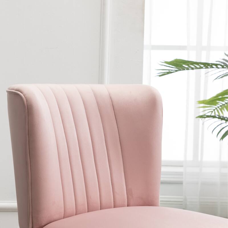 Contemporary Velvet Upholstered Accent Chair, for Living Room