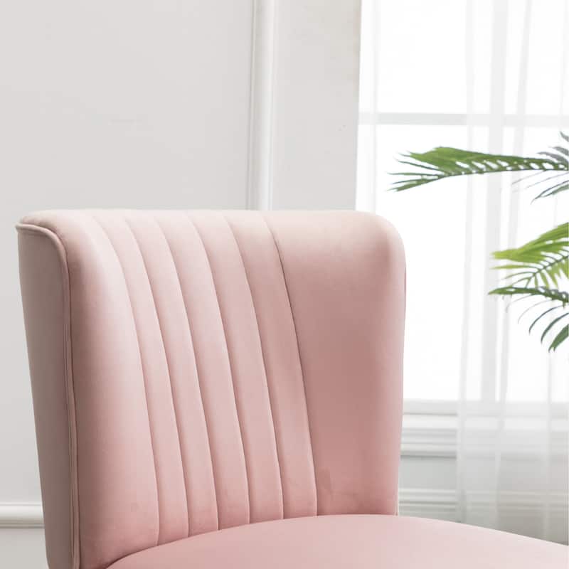 Elon Contemporary Velvet Upholstered Accent Chair