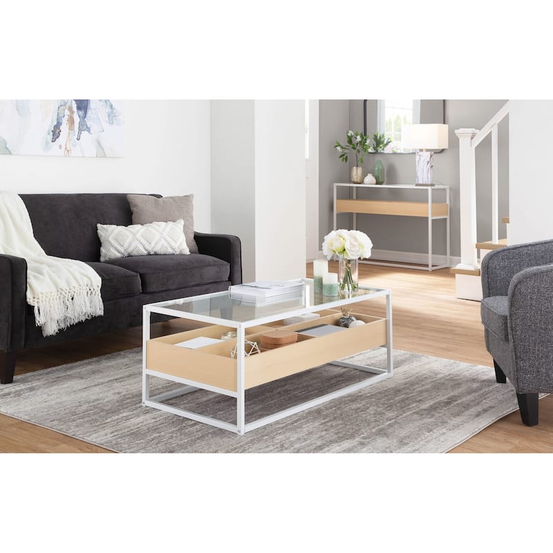 Display Coffee Table with Storage
