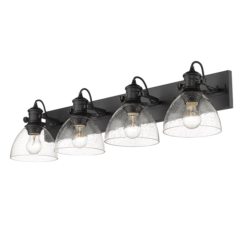 Hines BLK 4 Light Bath Vanity - Matte Black