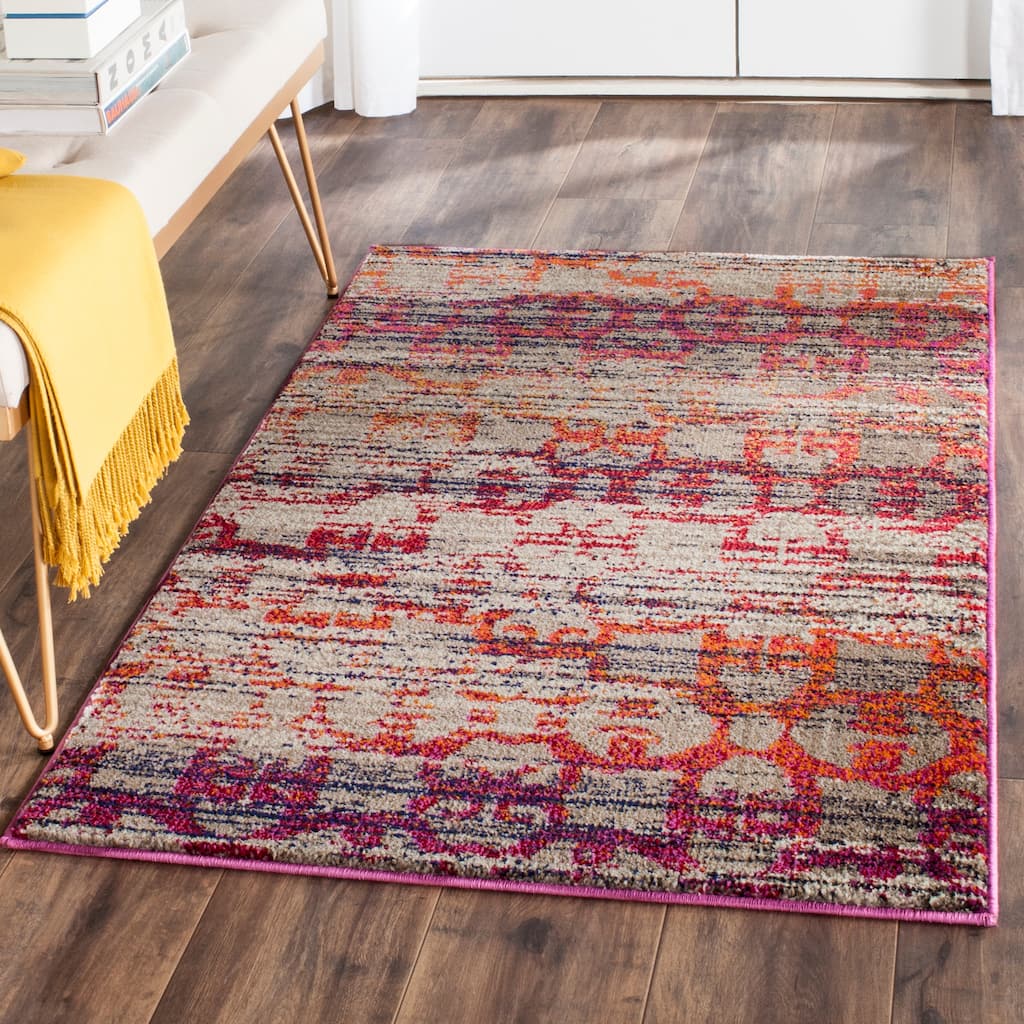SAFAVIEH Monaco Turi Distressed Boho Rug