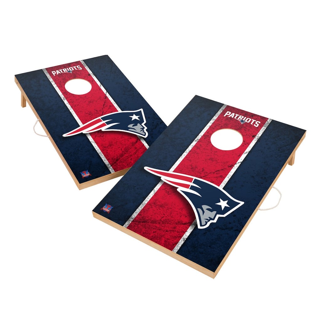 Vintage New England Patriots NFL Regulation 2x4 Cornhole Set