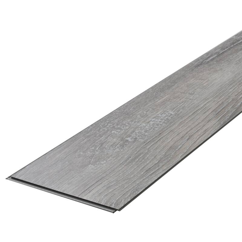 Pike 6x48 Hickory Grey SPC Matte Wood Look Plank Vinyl Tile - Floor & Wall - Large Format