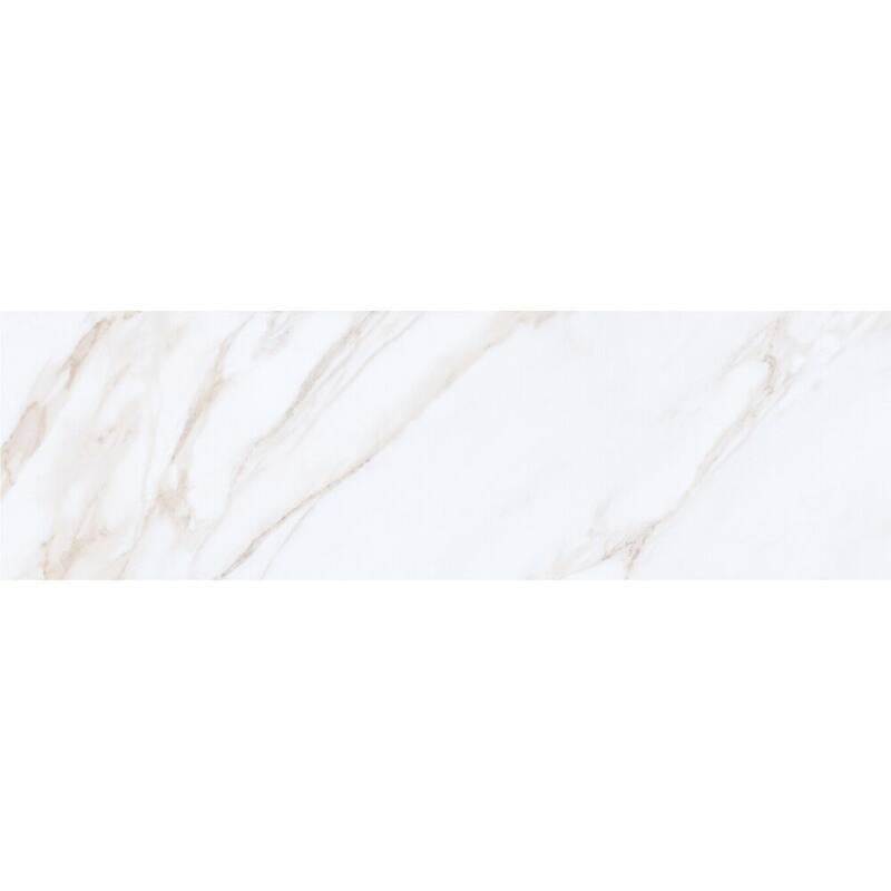 The Tile Life Huntington 3x10 White Ceramic Bullnose Wall Tile - 3 x 10 - 1 Piece