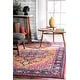 preview thumbnail 6 of 13, Nuloom Jaclyn Bohemian Medallion Area Rug 2' x 3' - Purple