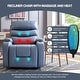 preview thumbnail 21 of 52, EROMMY Oversized Power Lift Recliner with Massage & Heat – PU Leather Chair with Pockets, Cup Holders & USB Port