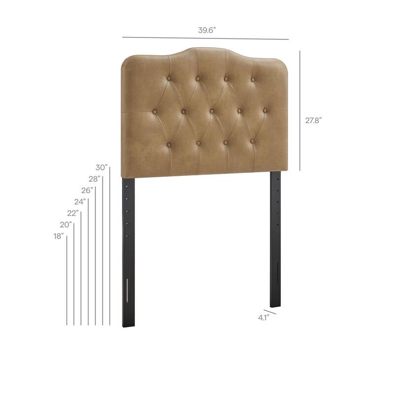 Annabel Faux Leather Headboard