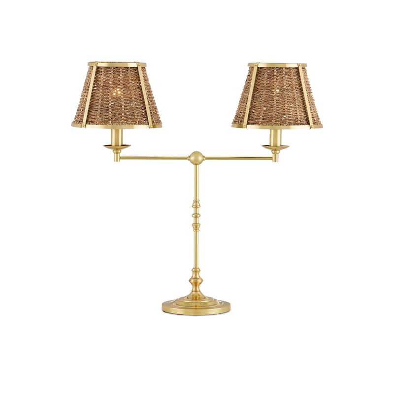 Currey & Company Deauville Desk Lamp - 25"h x 26"w x 9.75"d
