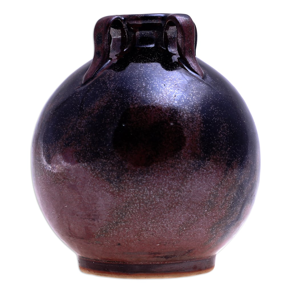 Novica Handmade Ancient Chiang Mai Ceramic Bud Vase